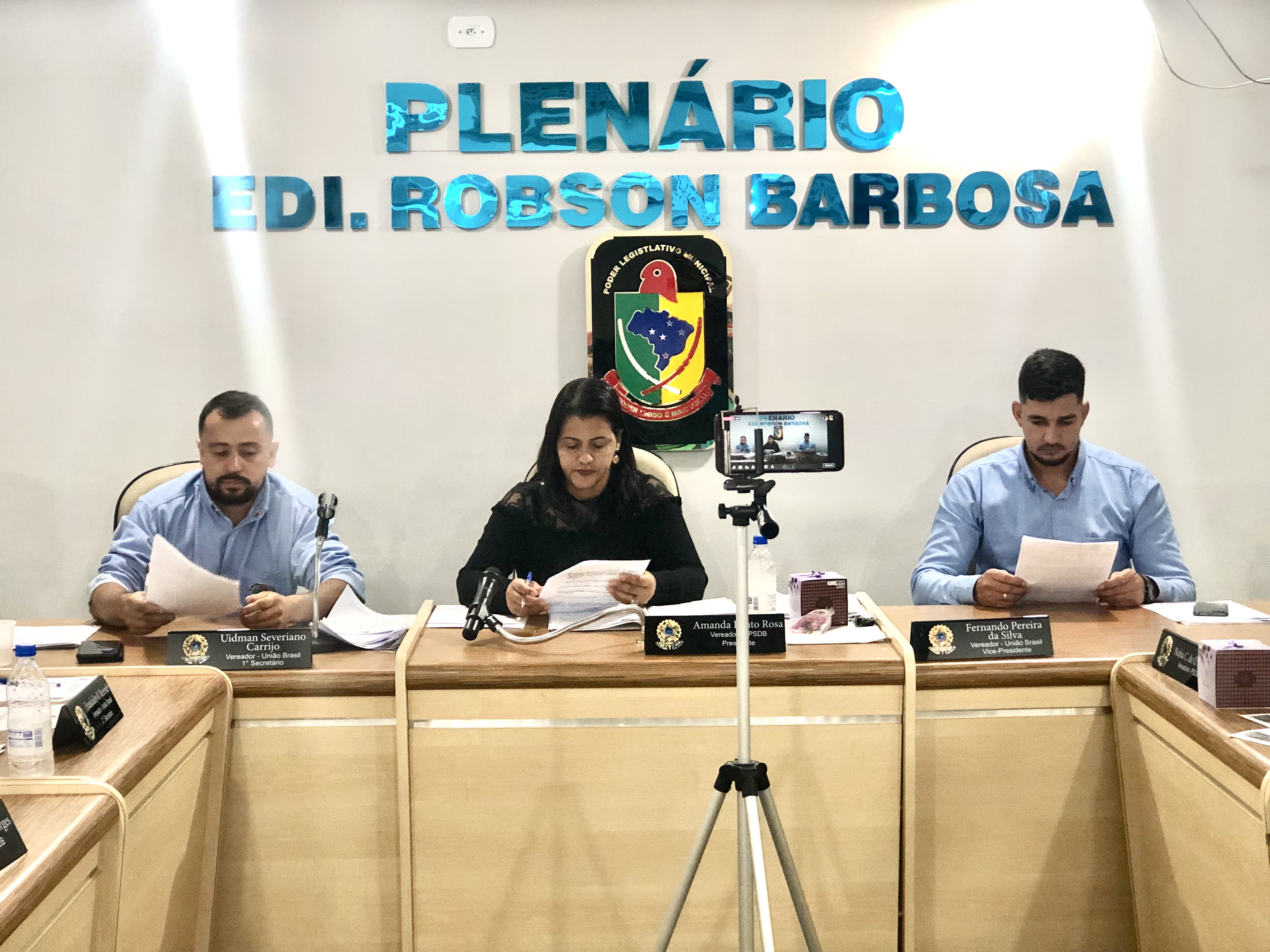 Mesa Diretora da Câmara Municipal de Ribeirãozinho-MT